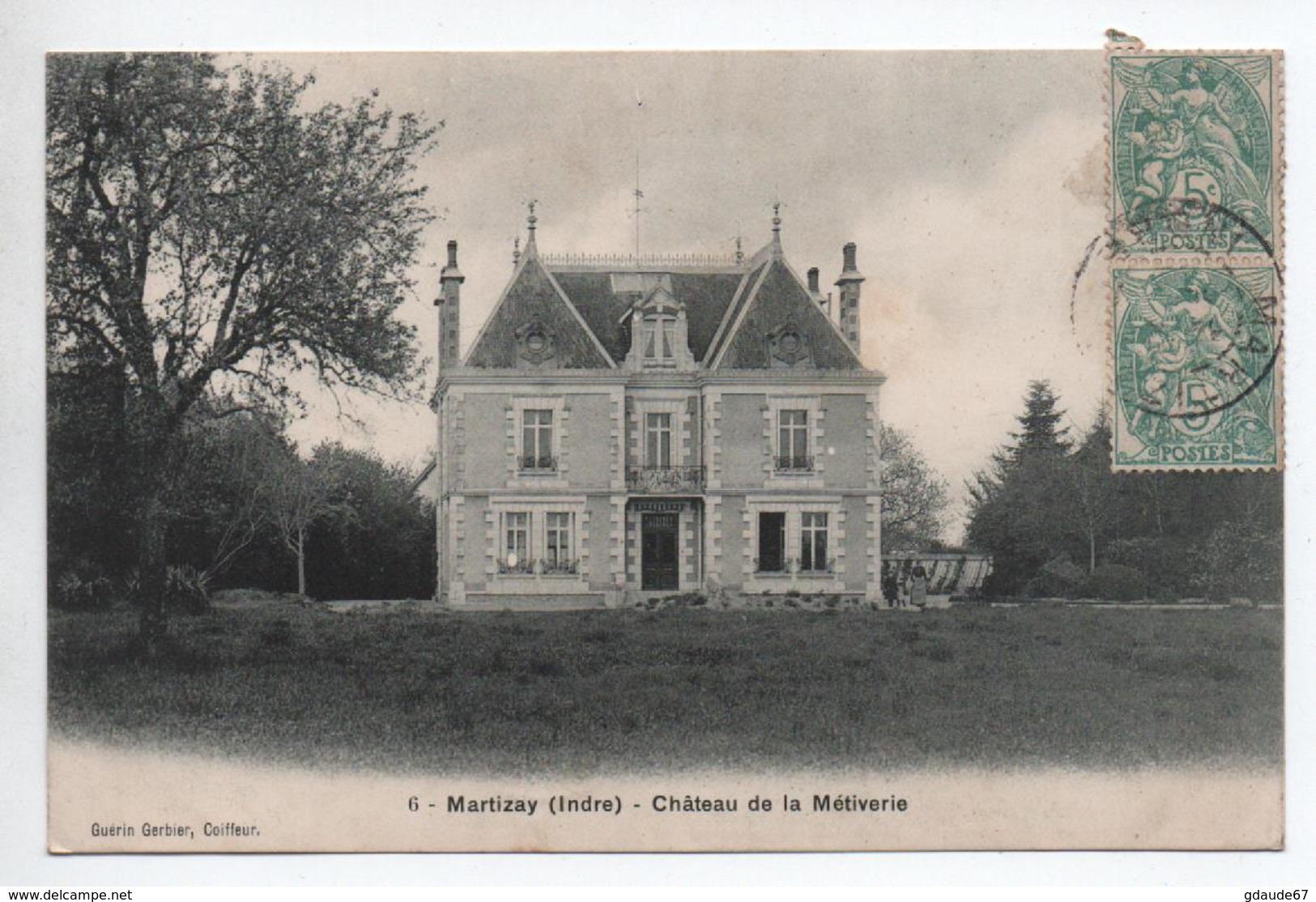 MARTIZAY (36) - CHATEAU DE LA METIVERIE - Autres & Non Classés