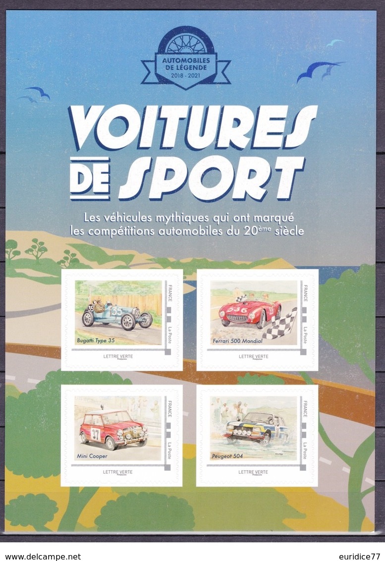 France 2018 - Collector - Voitures De Sport Mnh - Nuevos