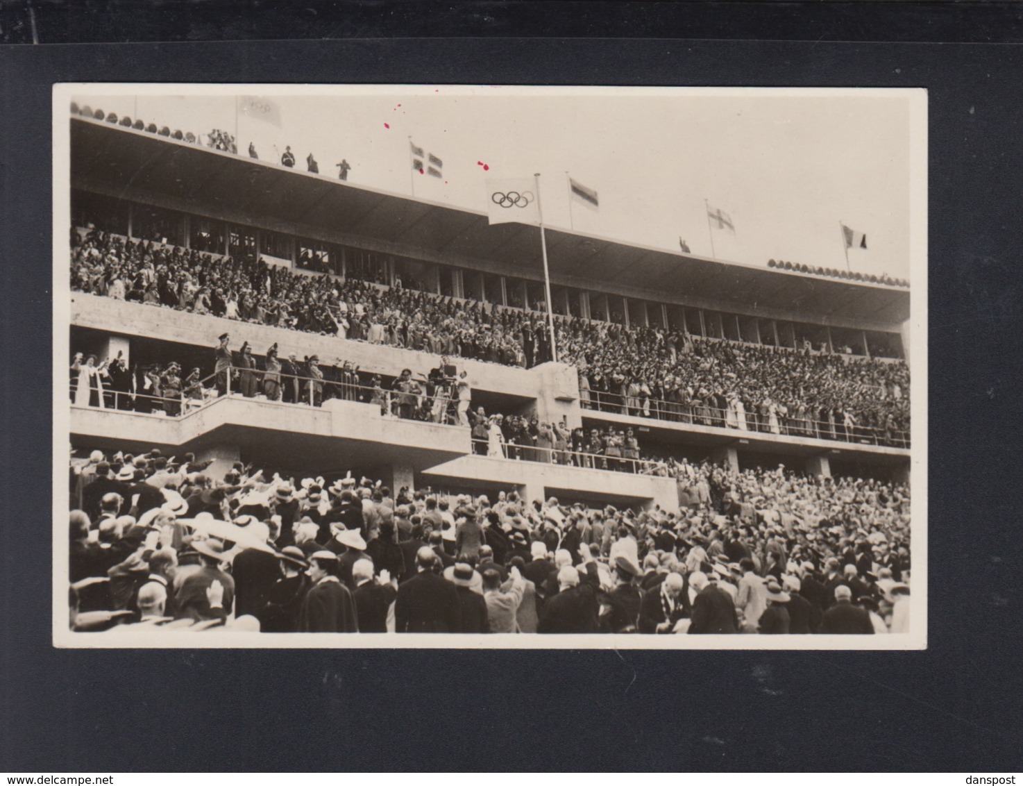 Dt. Reich AK Olympia 1936 Führerloge Adolf Hitler - Olympic Games