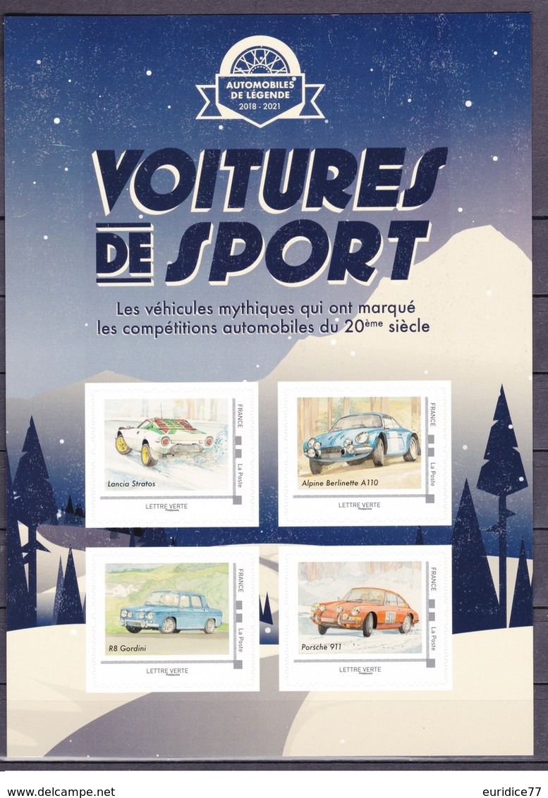 France 2018 - Collector - Voitures De Sport Mnh - Nuevos