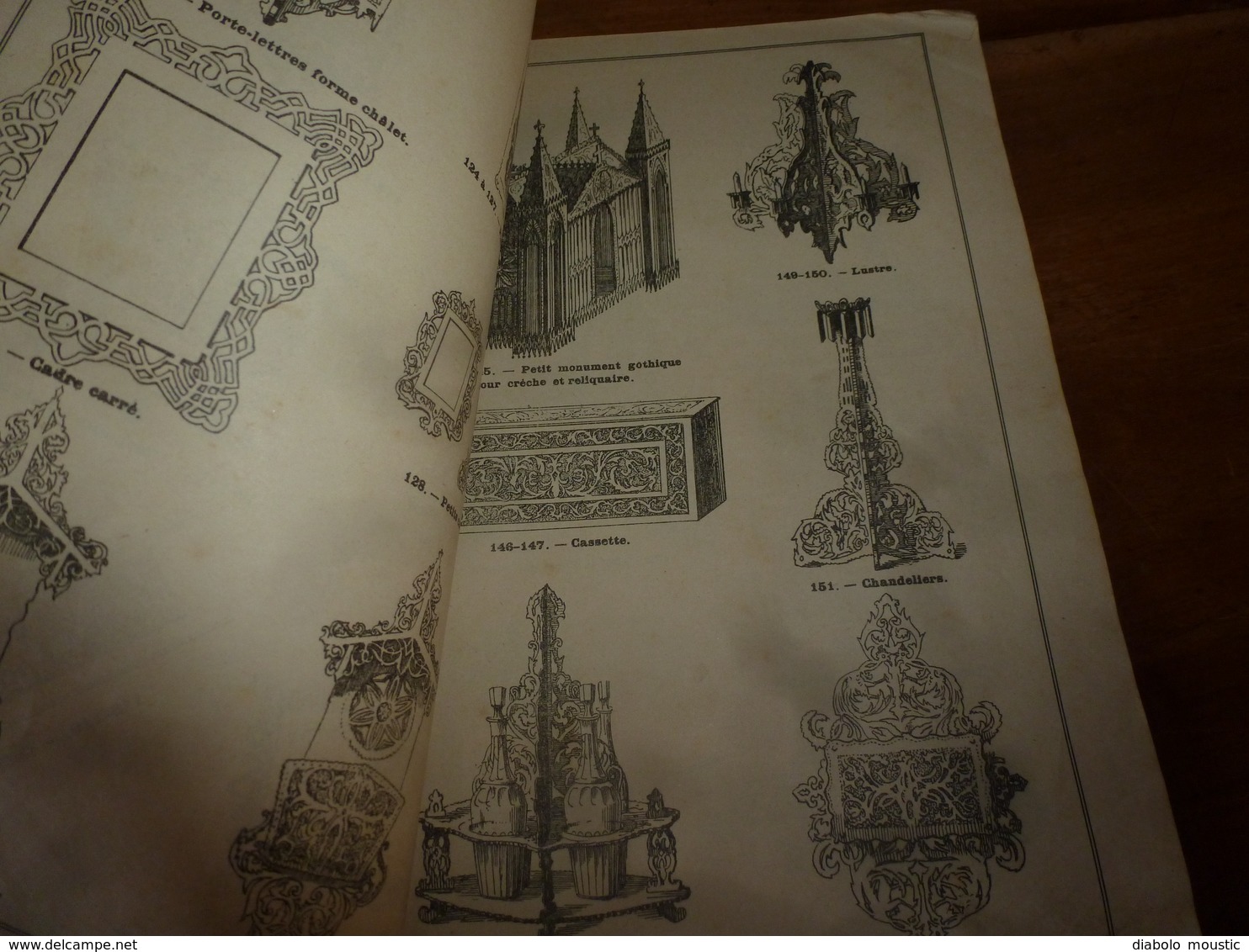 Catalogue ancien DESSINS de DÉ​​​​​​​COUPURES - Ed. Maison LORIN Père  - L. CHONET & Cie ,Succ., à Brioude (Hte Loire)