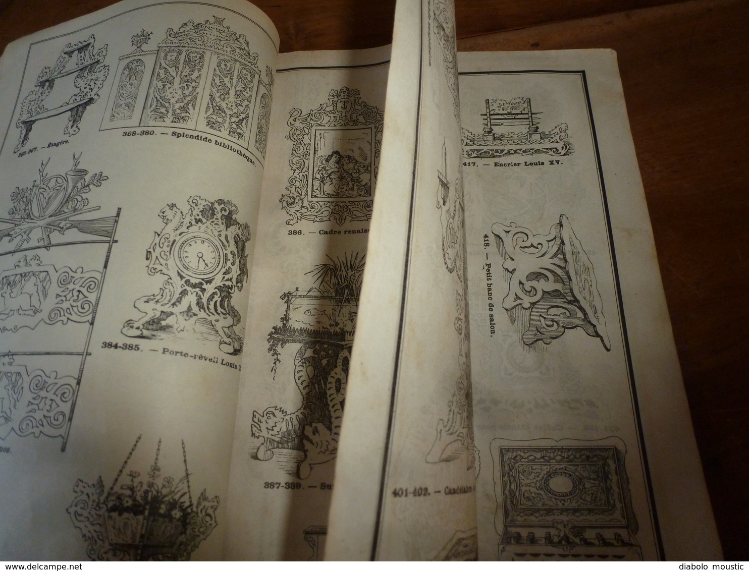 Catalogue ancien DESSINS de DÉ​​​​​​​COUPURES - Ed. Maison LORIN Père  - L. CHONET & Cie ,Succ., à Brioude (Hte Loire)