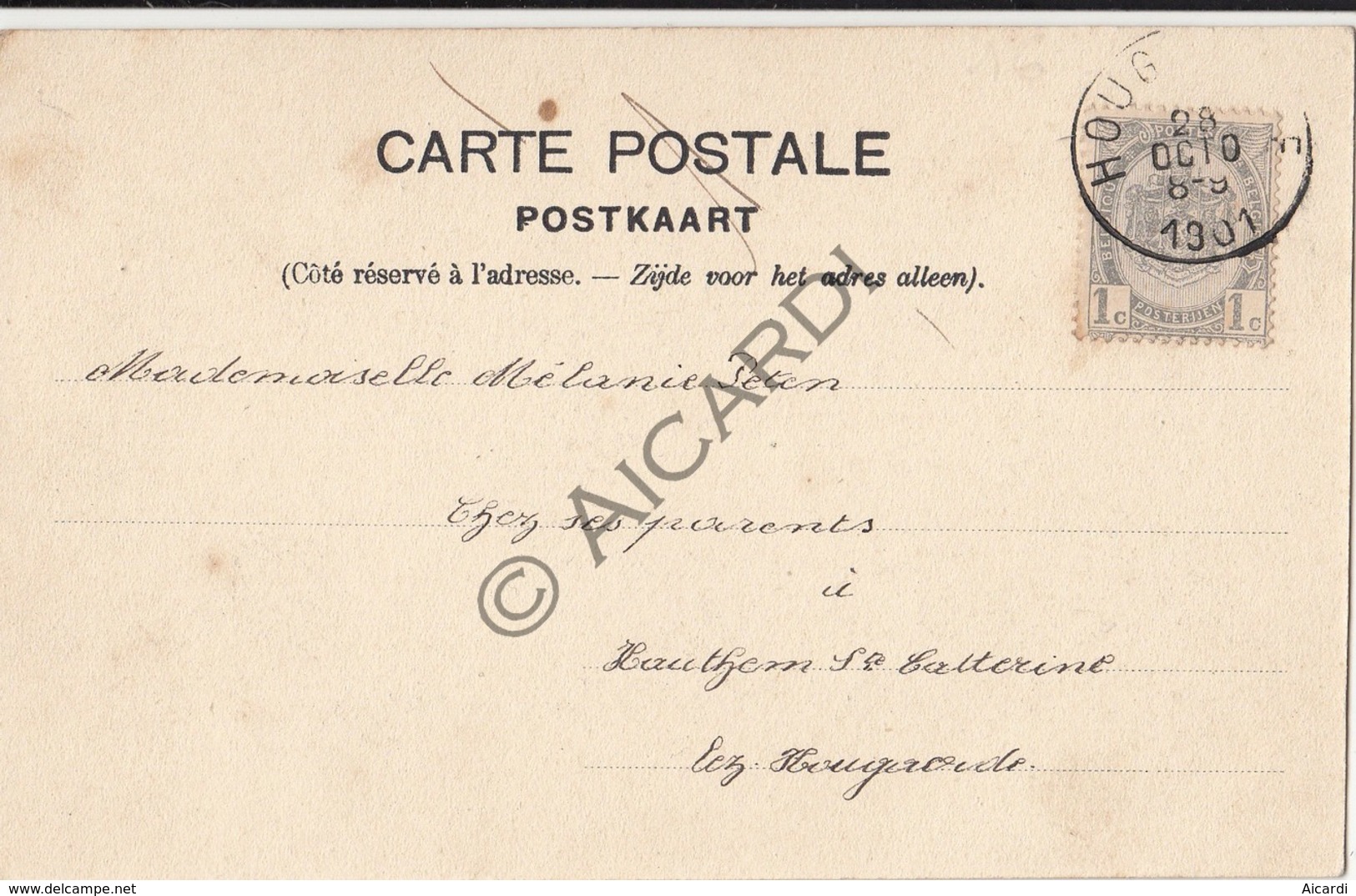 Postkaart/Carte Postale HOEGAARDEN Villa Des Lilas 1901  (C457) - Hoegaarden