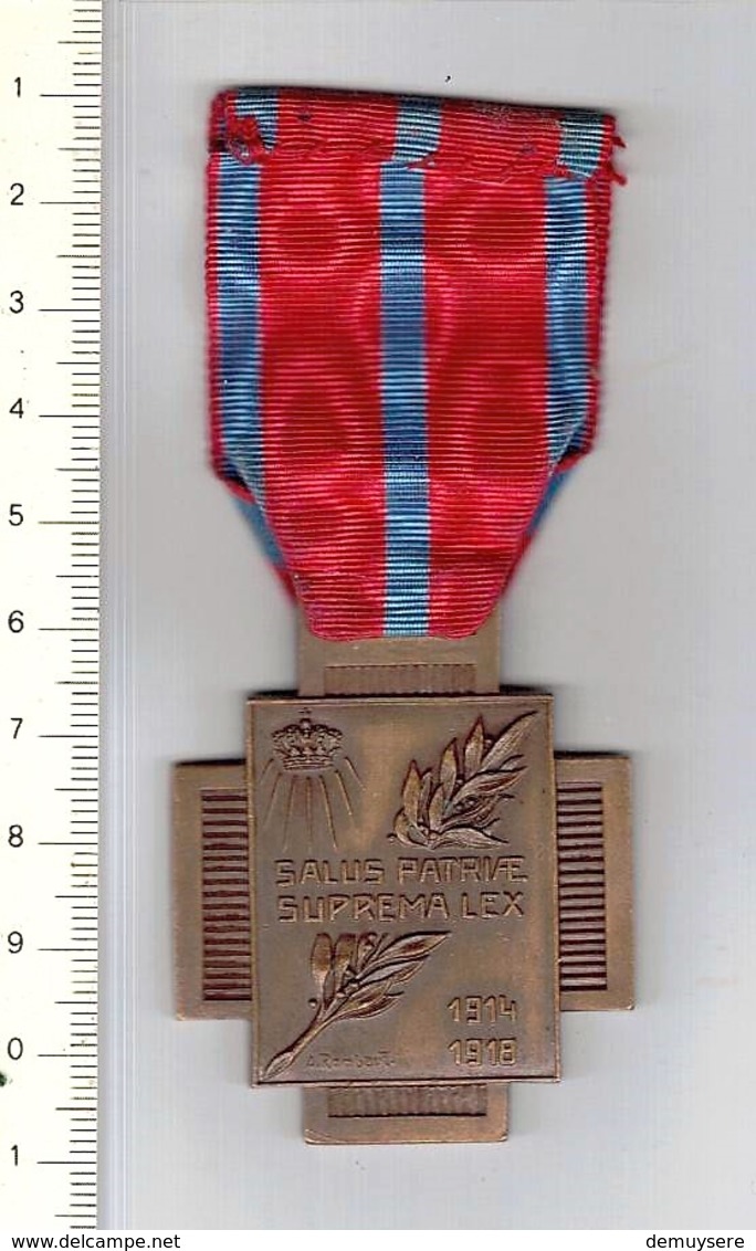 M C - Médaille De La Guerre 1914-1918 - Salus Patriae Suprema Lex - 1914-18