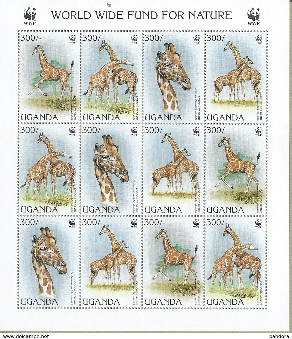 Uganda 1997 - Y 1458/61 MNH - Neufs