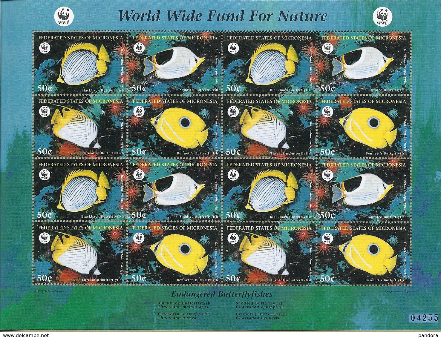 Micronesia 1997 - Y 493/96 MNH - Neufs