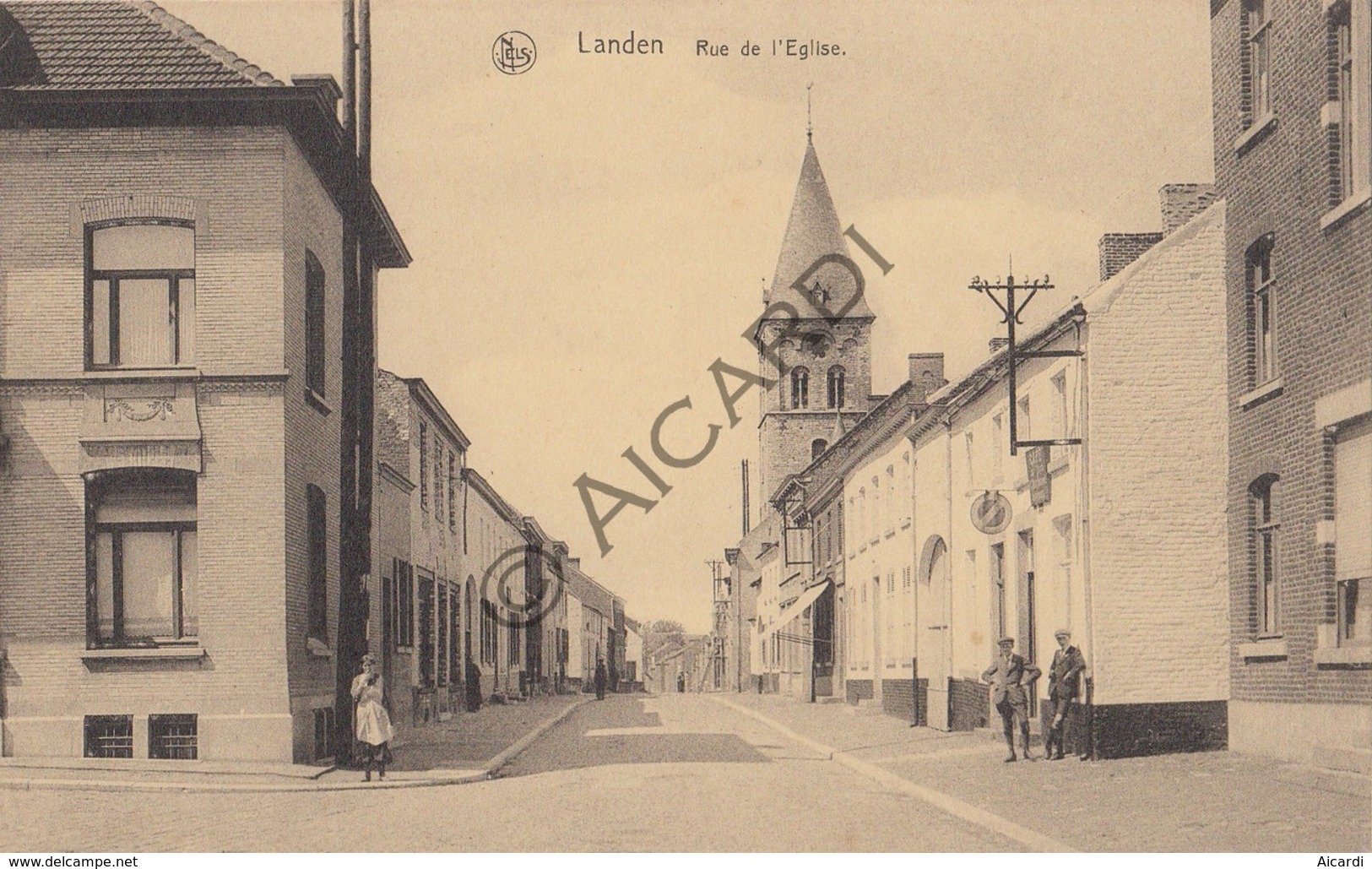 Postkaart/Carte Postale LANDEN Rue De L'Eglise  (C450) - Hoegaarden