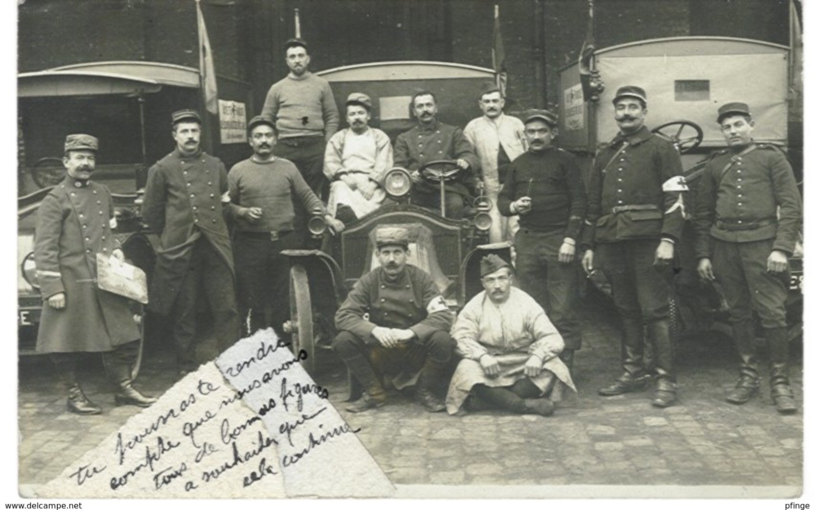 Chauffeurs - Amiens, 1914 - Personnages