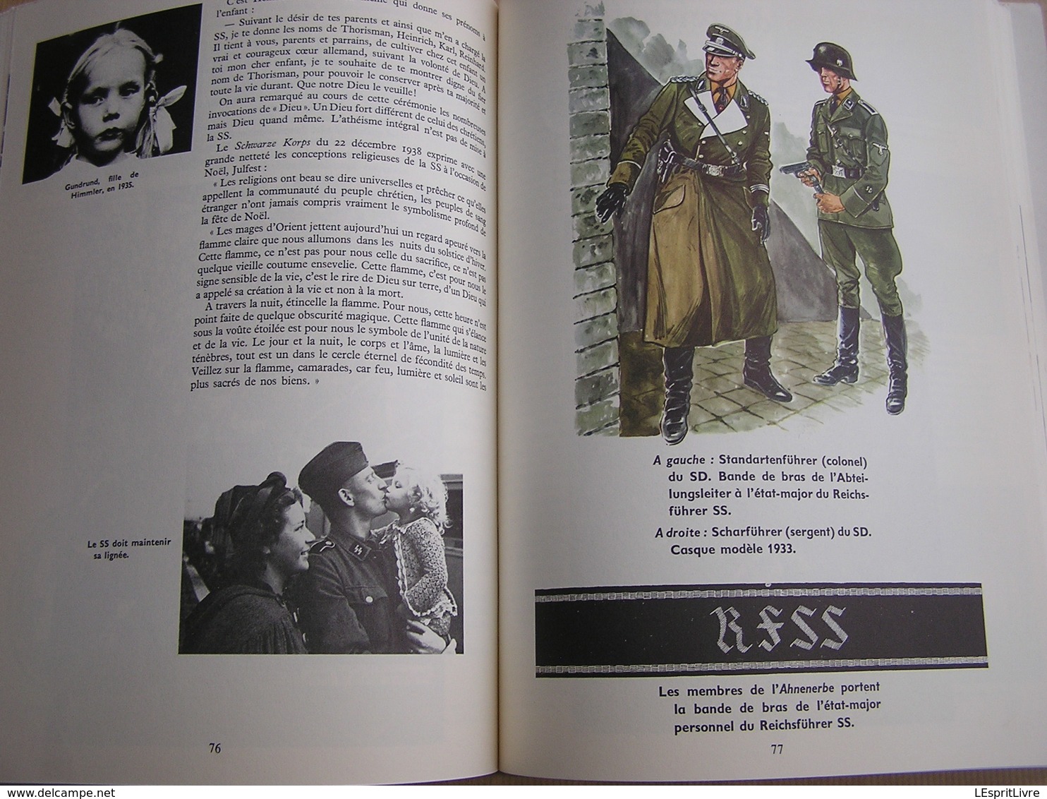 L' ORDRE SS Guerre 40 45 Armée Allemande Nazi Nazisme Hitler Heydrich Himmler Waffen SS Ordre Noir Schreck Goering