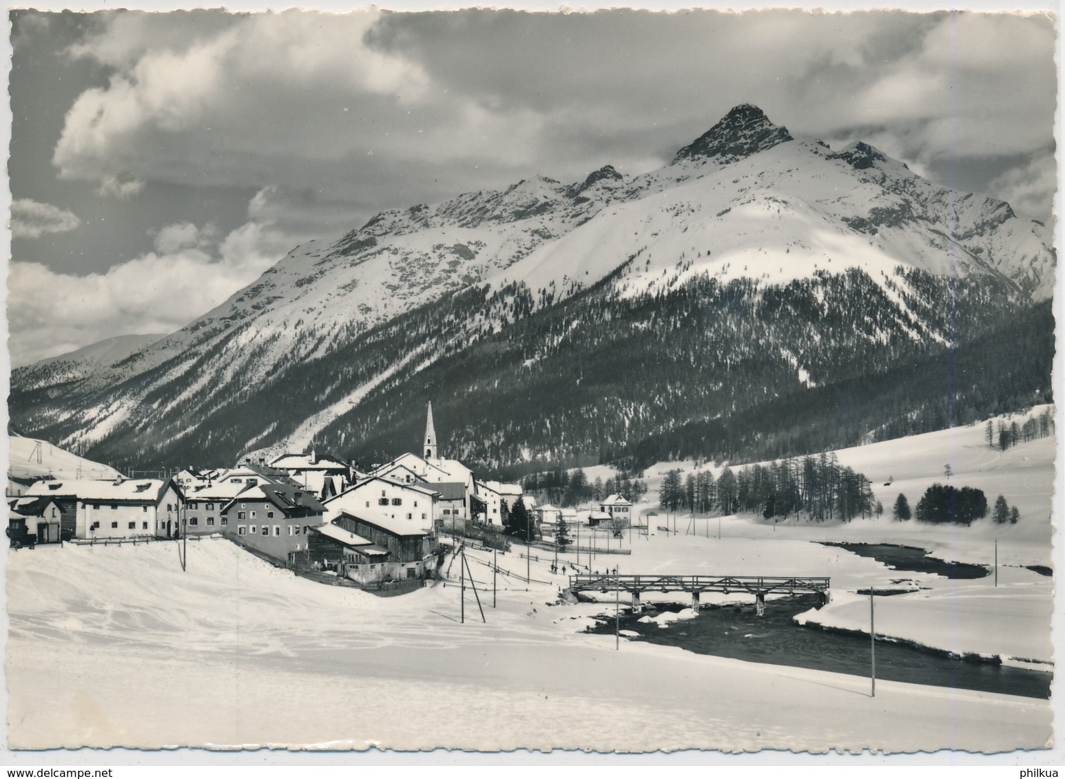 S-chanf Engadin Mit Piz D' Esen - S-chanf