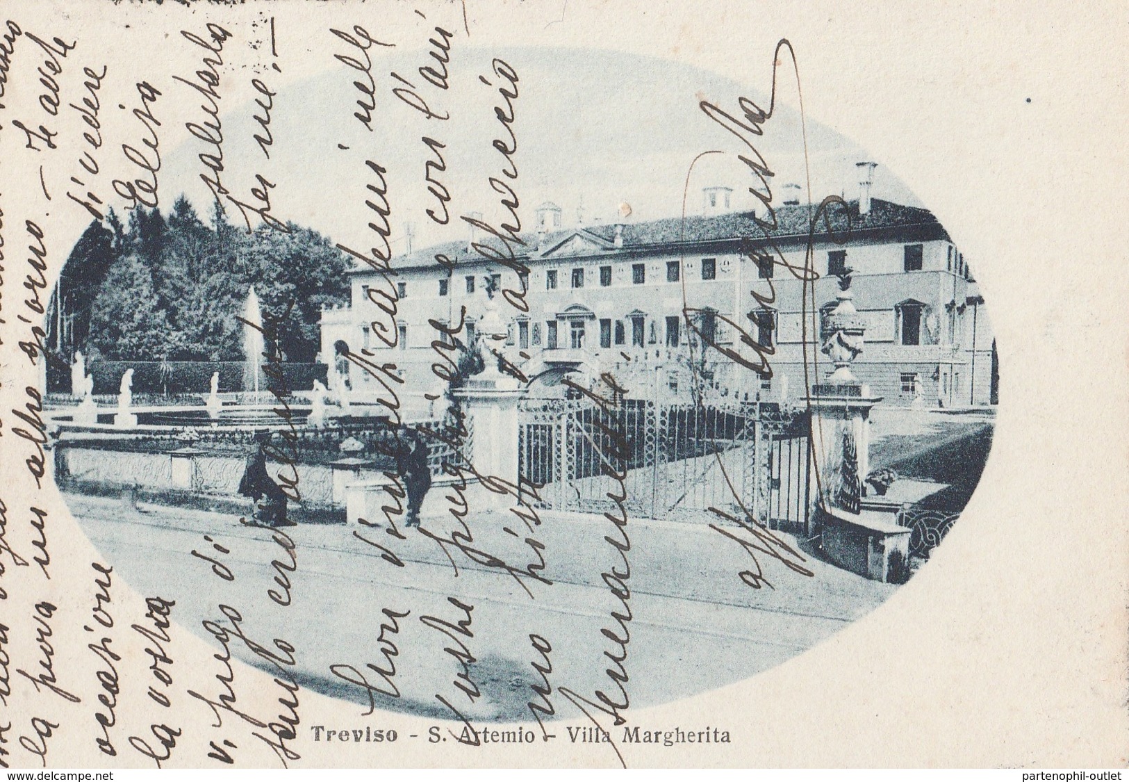 Cartolina - Postcard / Viaggiata - Sent /  Treviso, Villa Margherita. - Treviso