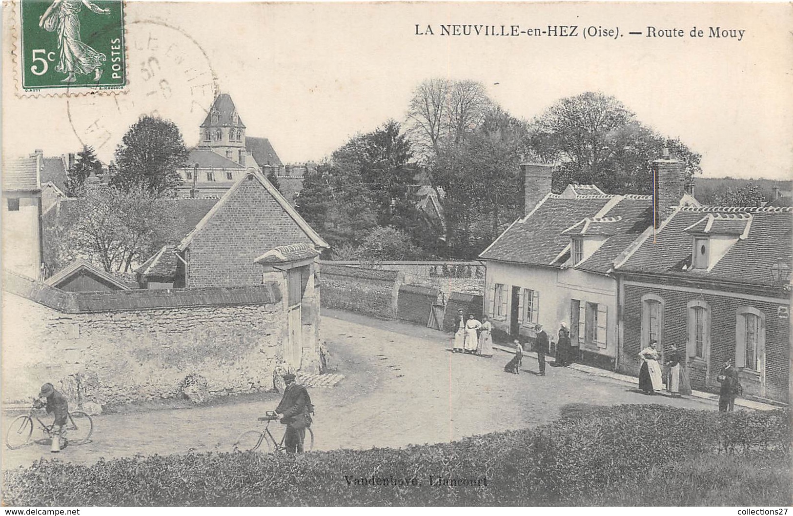 60-LA-NEUVILLE-EN-HEZ- ROUTE DE MOUY - Autres & Non Classés