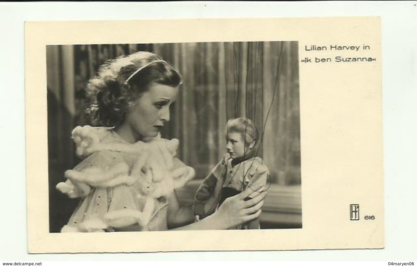 ** LILIAN  HARVEY        **--""in  **Ik Ben  Suzanna **   "" - Famous Ladies