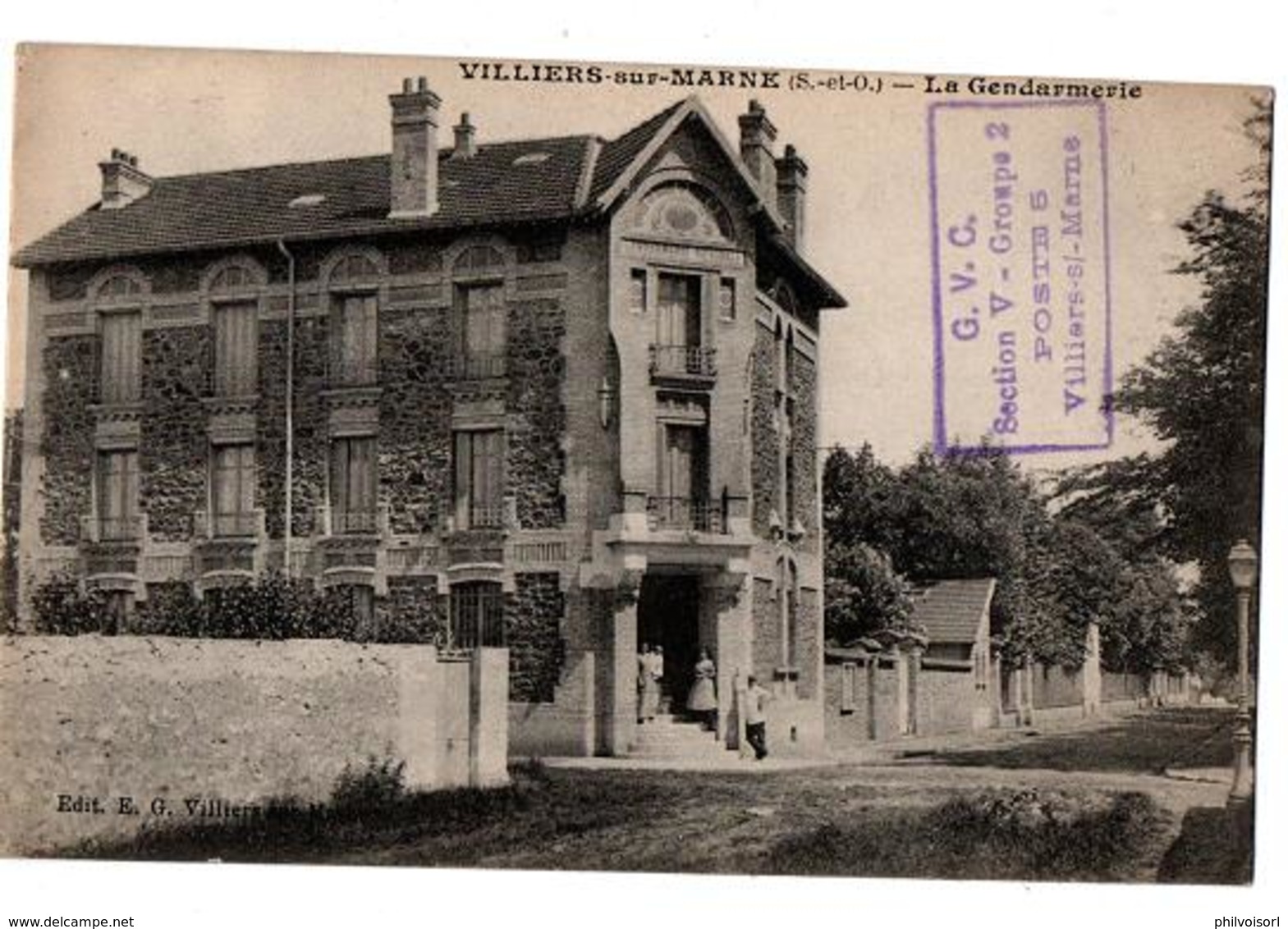 VILLIERS SUR MARNE LA GENDARMEIRE  ANIMEE - Villiers Sur Marne