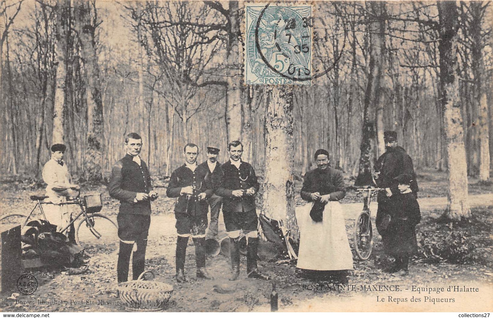 60-PONT-SAINTE-MAXANCE- LE REPAS DES PIQUEURS - Pont Sainte Maxence