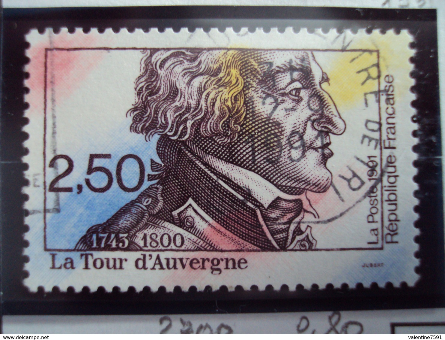 1990-99   Timbre  Oblitéré N°   2700   "    La Tour D Auvergne   "    0.80 - Oblitérés