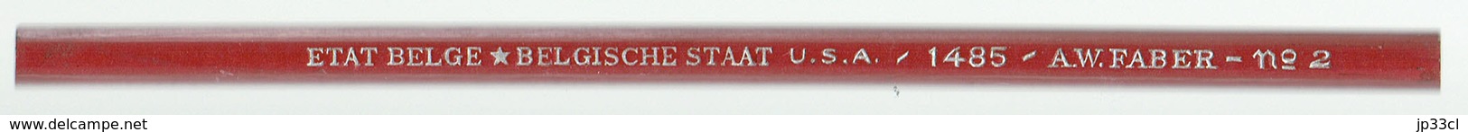 Crayon Etat Belge - Belgische Staat, USA, 1485, A.W. Faber N°2 - Etat Neuf, Jamais Utilisé - Autres & Non Classés