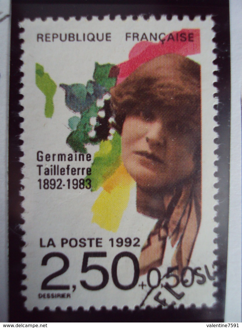 1990-99   Timbre  Oblitéré N°  2752    "  Germaine Tailleferre     "     0.50 - Oblitérés
