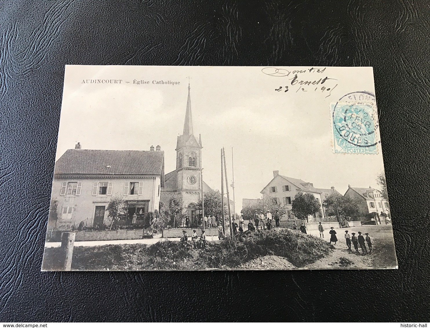 AUDIBCOURT Eglise Catholique - 1905 Timbrée - Autres & Non Classés