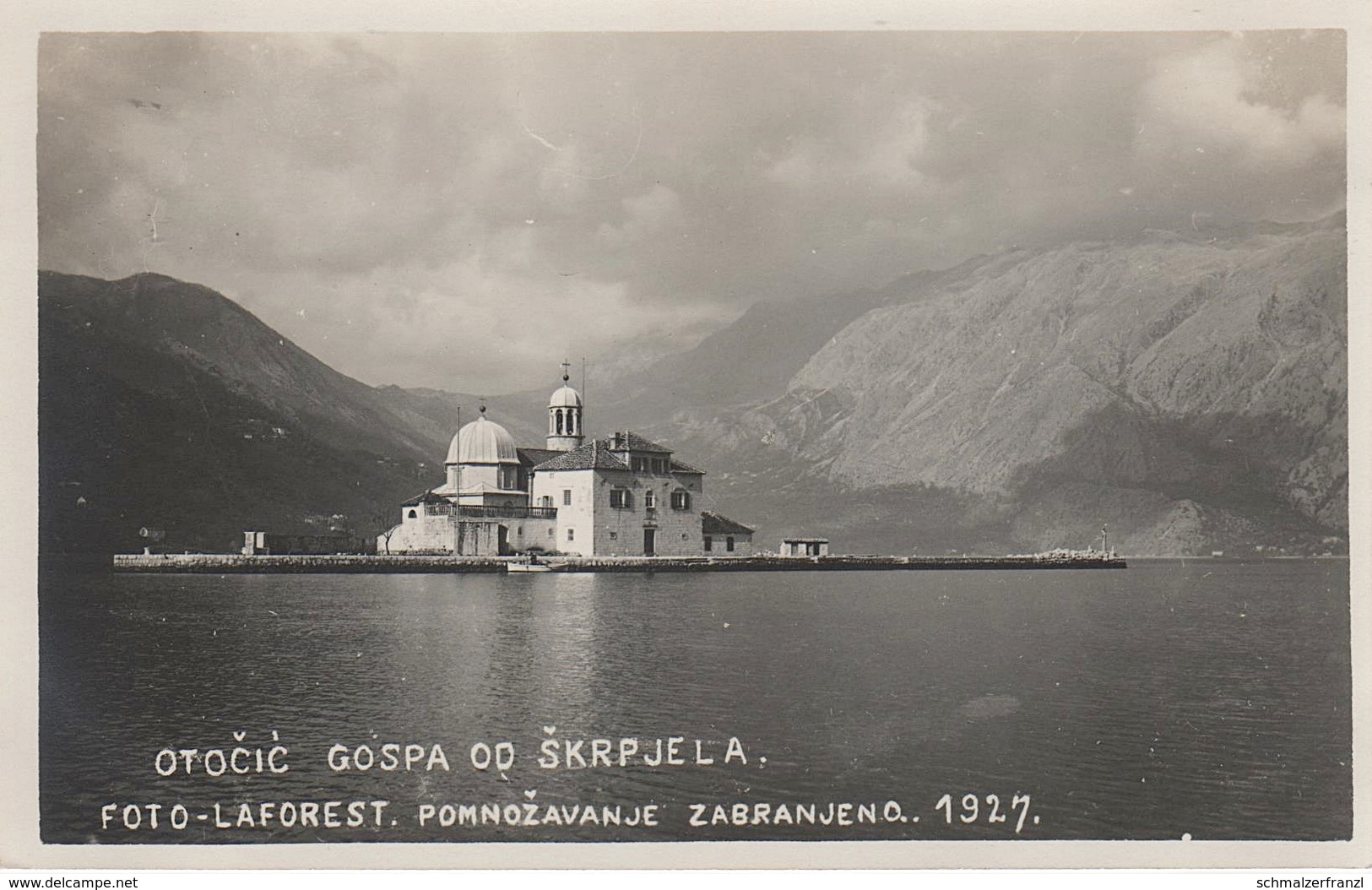 AK Perast Пераст Perasto Gospa Od Skrpjela St Marien Felsen Montenegro Crna Gora Црна Гора Serbien Serbia Serbie Srbija - Montenegro