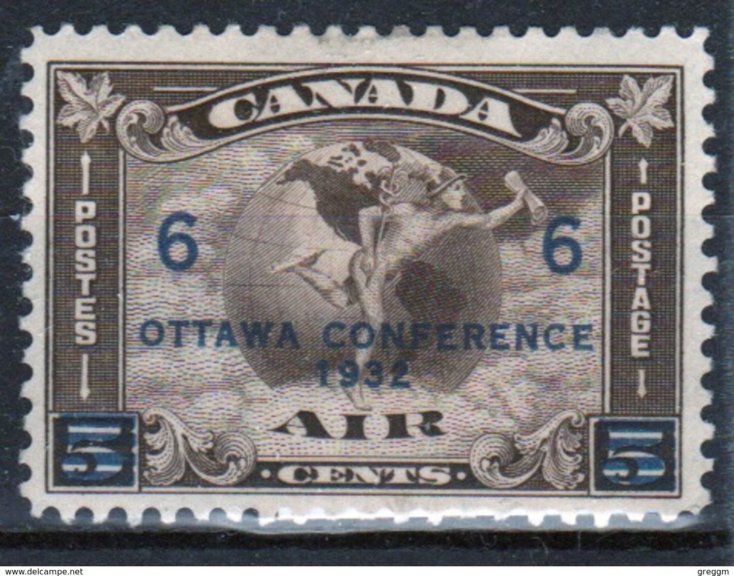 Canada 1934 Single 5 Cent Stamp To Celebrate The Ottawa Conference With 6c Overprint. - Nuovi