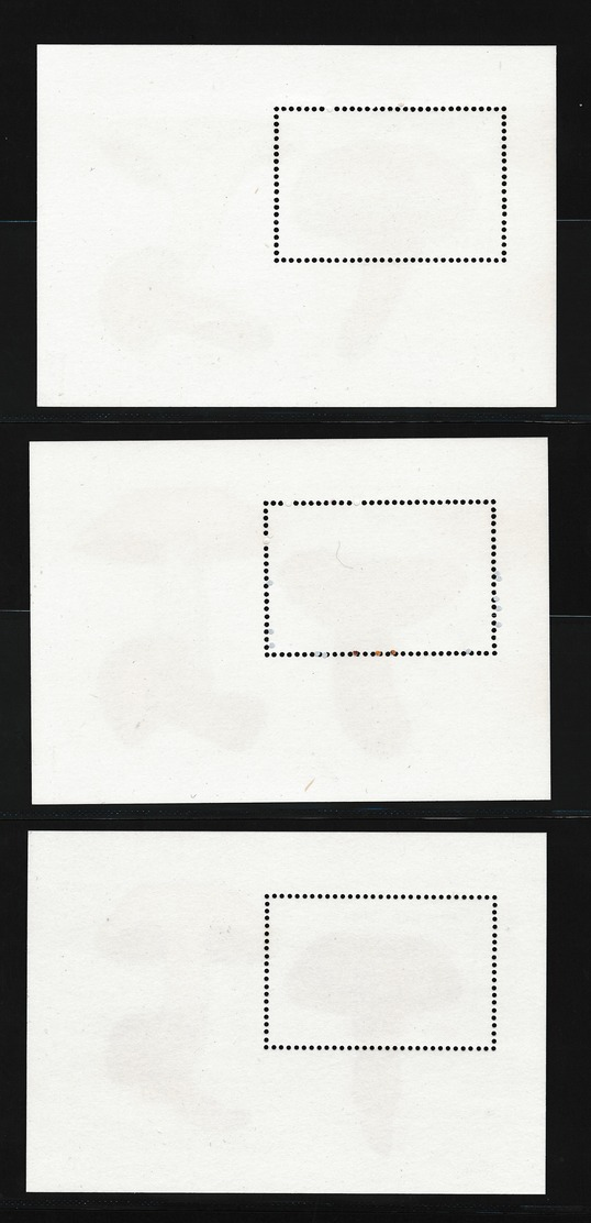 Bhutan 1989, "mushrooms", 6 stamps + 8 miniatur sheets, superb (91208