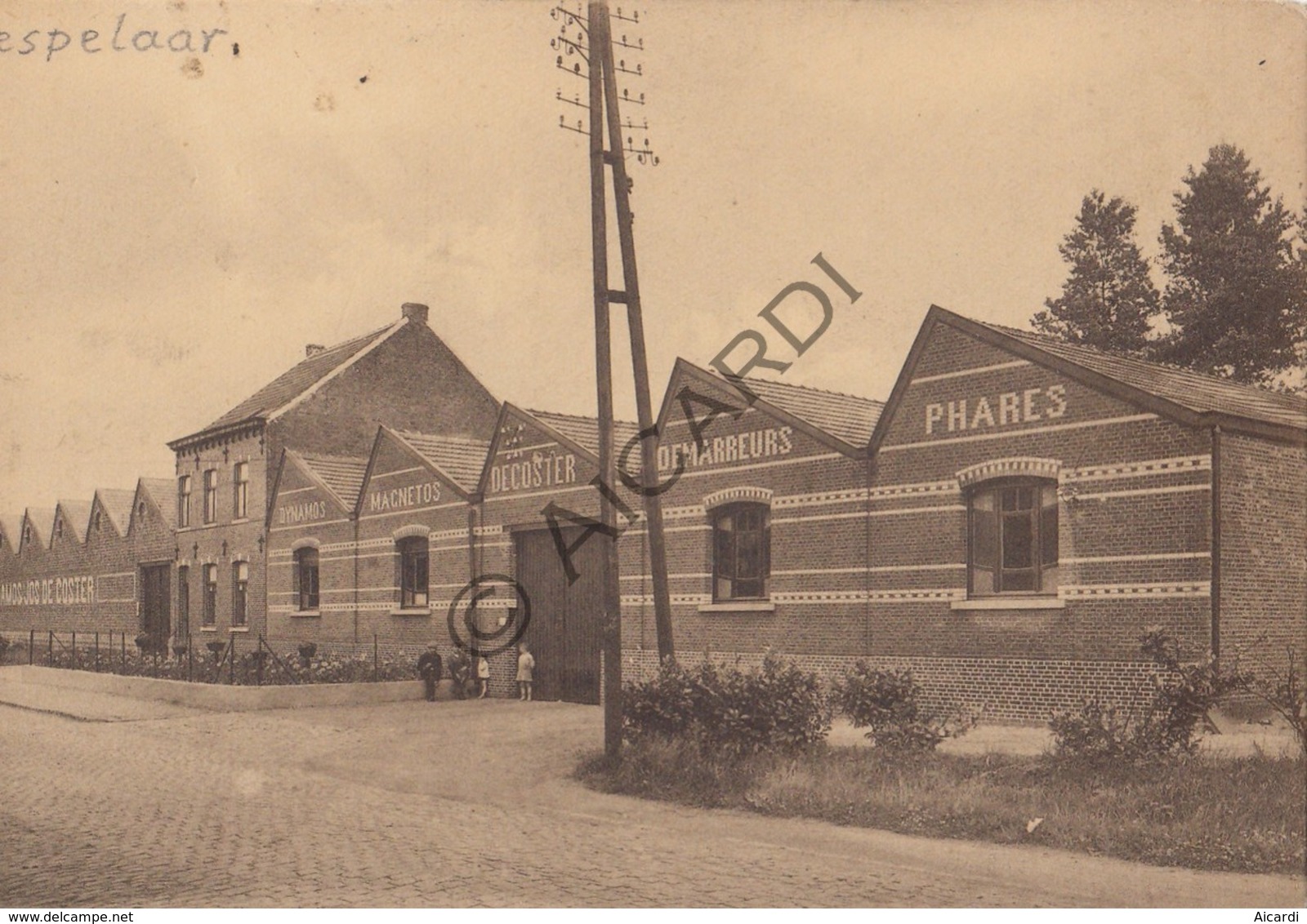 Postkaart/Carte Postale WESPELAAR Moteurs - Dynamos De Coster (C480) - Haacht