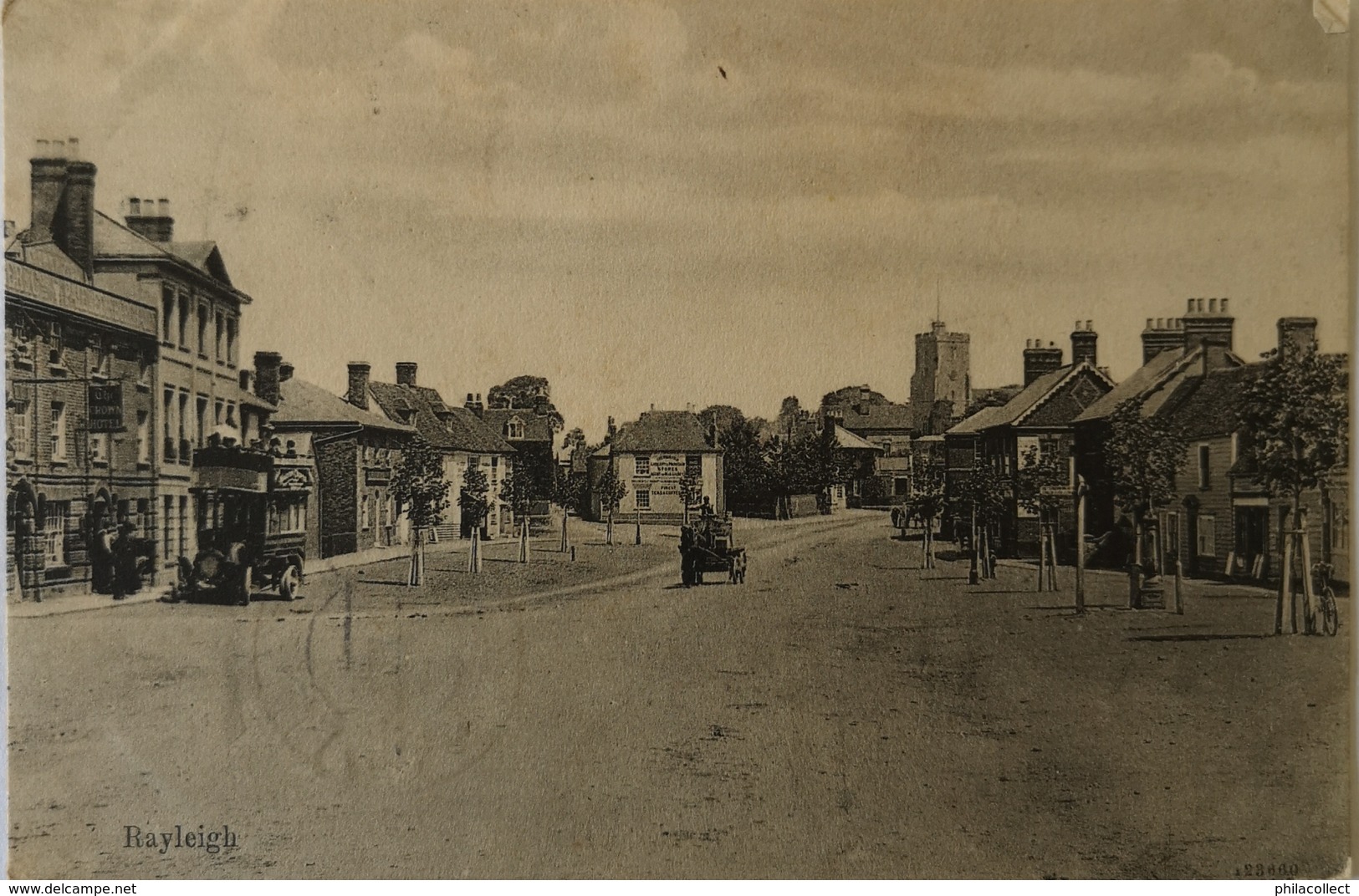 Rayleigh (Essex) Beautiful Scene Card 1910 - Andere & Zonder Classificatie