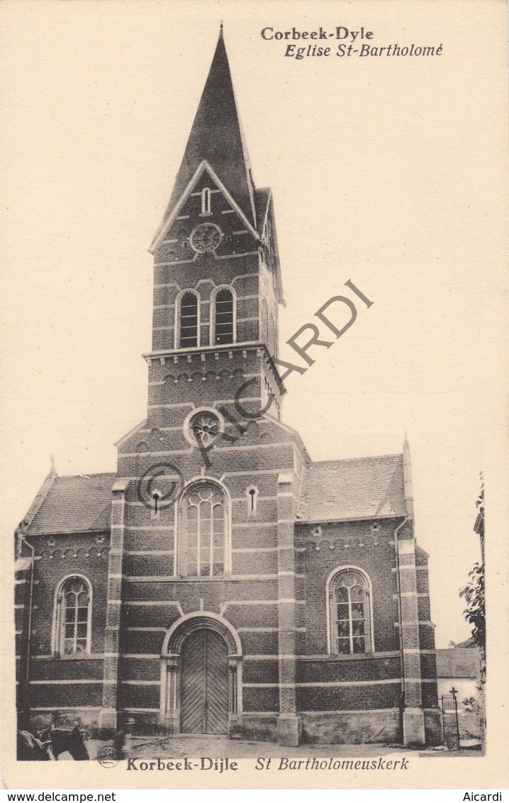 Postkaart/Carte Postale KORBEEK-DIJLE St Bartholomeuskerk  (C477) - Bertem