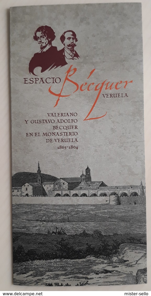 FOLLETO TURISTICO MONASTERIO DE VERUELA. ADOLFO BÉCQUER. ZARAGOZA - ESPAÑA. - Cuadernillos Turísticos