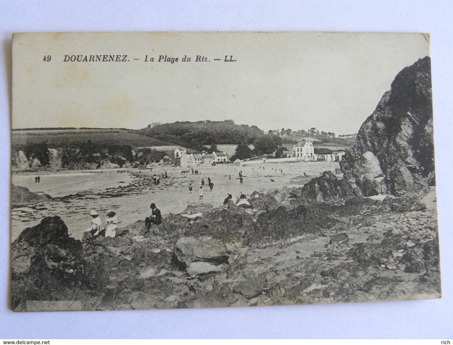 CP (29) Finistère - DOUARNENEZ - La Plage Du Riz - Douarnenez