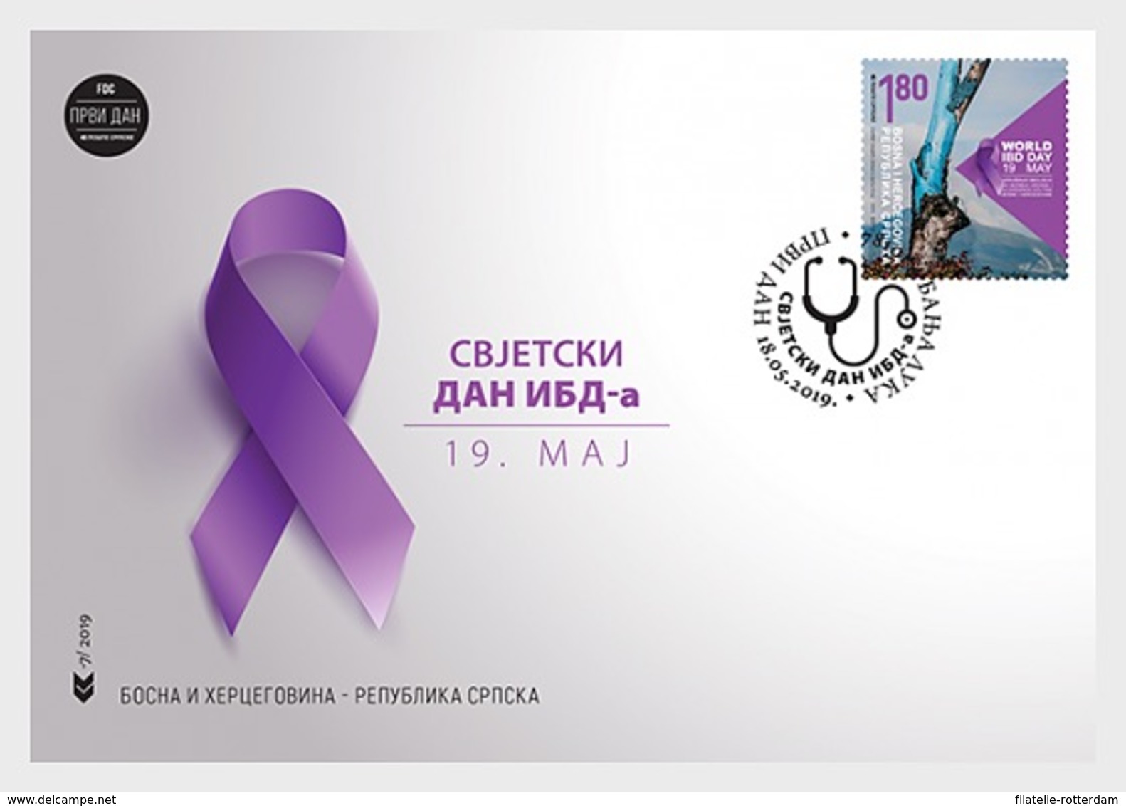 Bosnië & Herzegovina / Bosnia - Postfris / MNH - FDC Wereld IBD Dag 2019 - Bosnië En Herzegovina