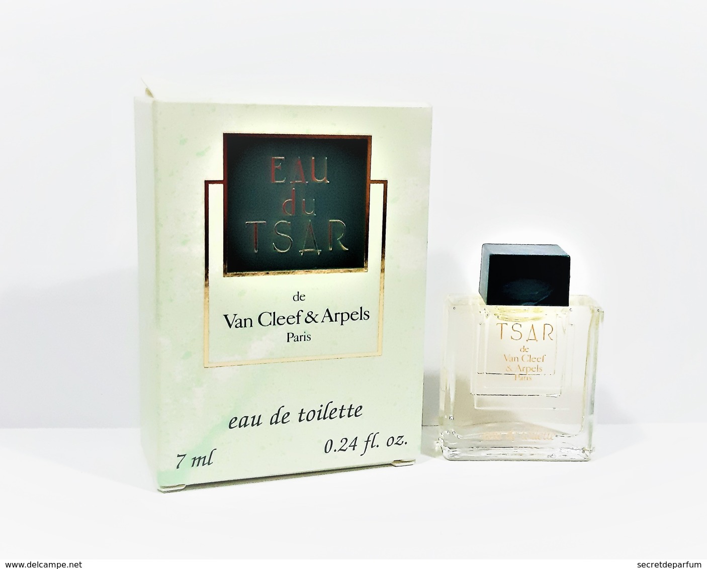 Miniatures De Parfum EAU Du  TSAR De Van Cleef  & Arpels EDT  7 Ml + Boite - Miniatures Hommes (avec Boite)