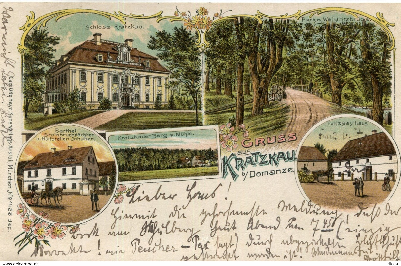 POLOGNE(KRATZKAU) GRUSS 1899 - Pologne