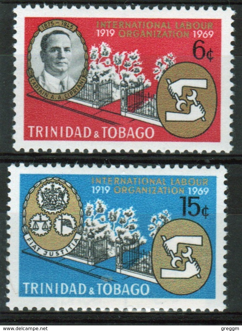 Trinidad And Tobago 1969 Set Of Stamps To Celebrate 50th Anniversary Of The International Labour Organisation. - Trinidad & Tobago (1962-...)