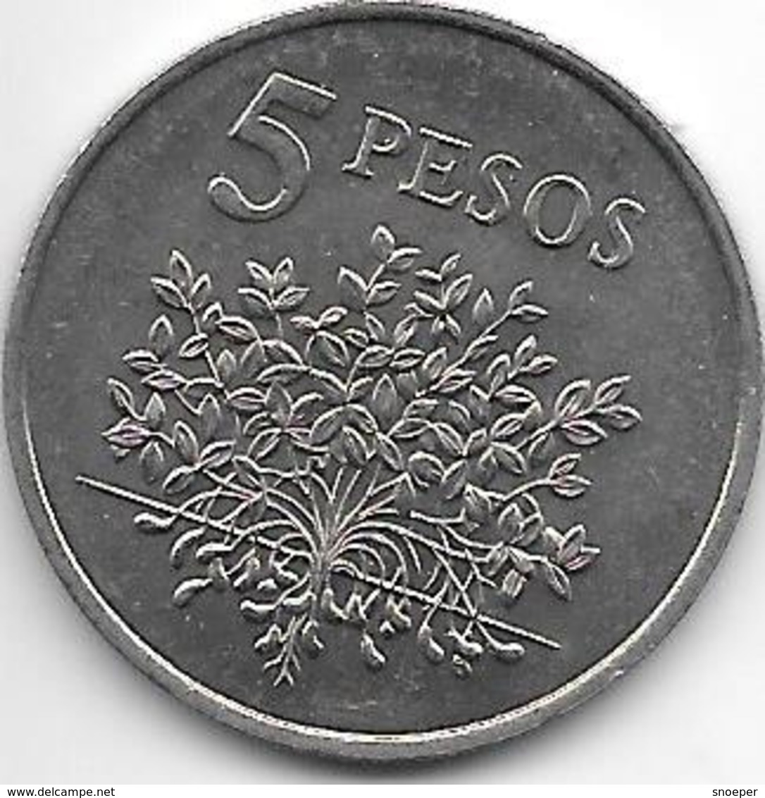 *guinea Bissau 5  Pesos 1977  Km 20  Unc !!! - Guinea Bissau