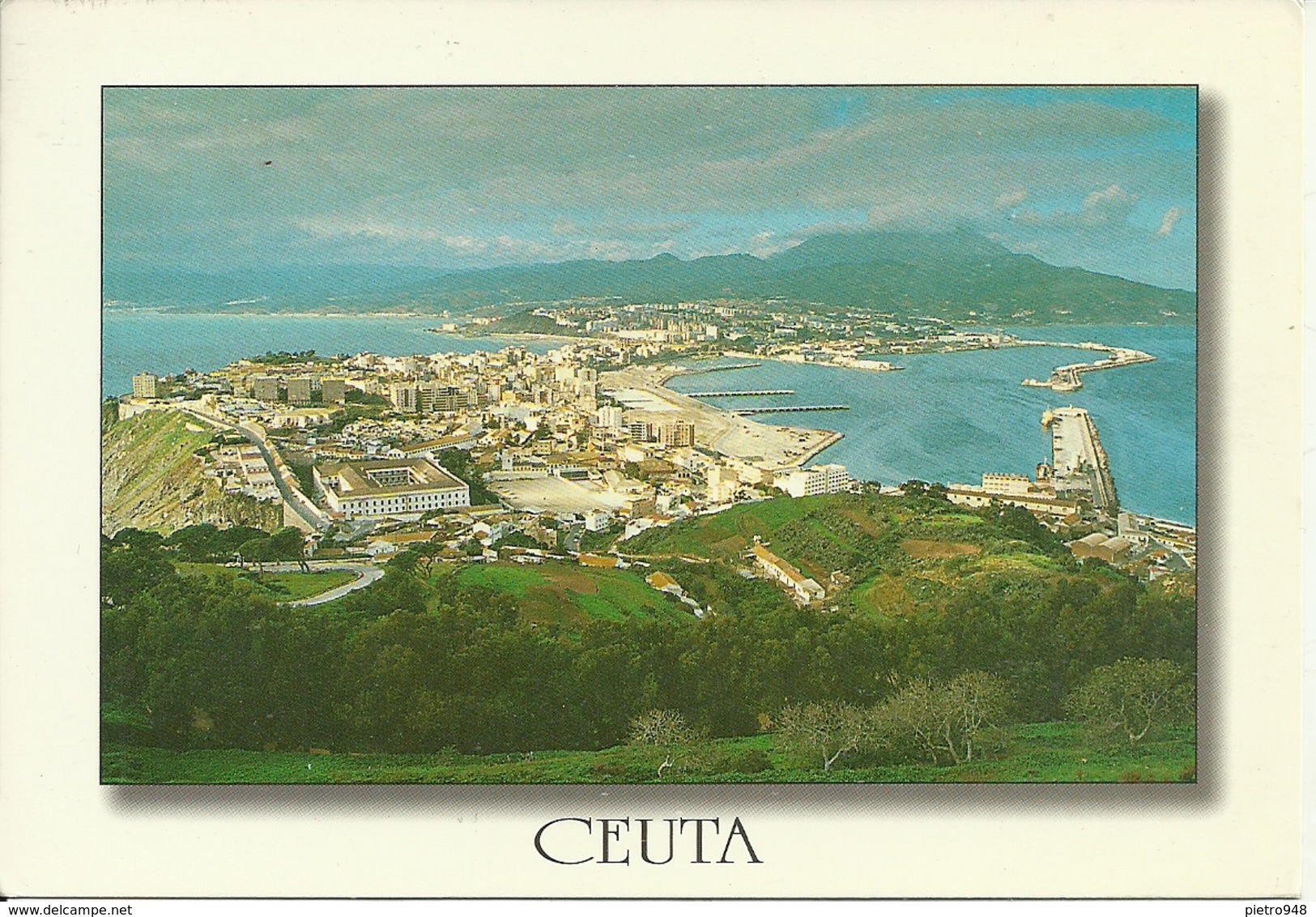 Ceuta (Spagna) Città Spagnola In Africa Confinante Con Il Marocco, Vista Desde El Monte Hacho, Panoramic View - Ceuta