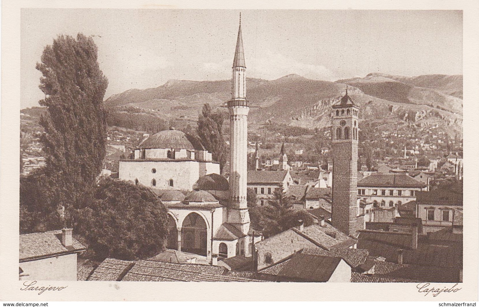 AK Sarajevo Сарајево Gazi Husrev Begova Dzamija Бегова џамија Moschee Mosque Mosquee Bosnien Herzegowina Bosnie Timbre - Bosnia Erzegovina