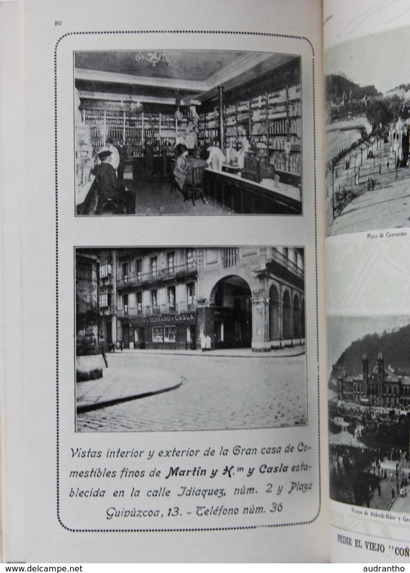 rare guia ilustrada para el viajero en San Sebastian 1911 beau guide illustré de 145 pages San Sébastien Hotchkiss