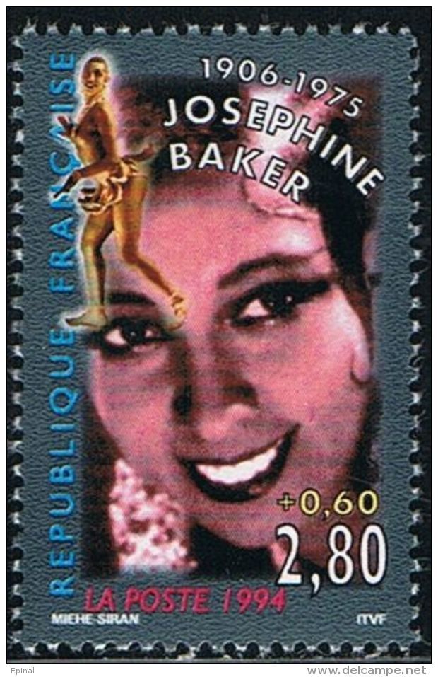 FRANCE : N° 2899 ** (Joséphine Baker) - PRIX FIXE - - Unused Stamps