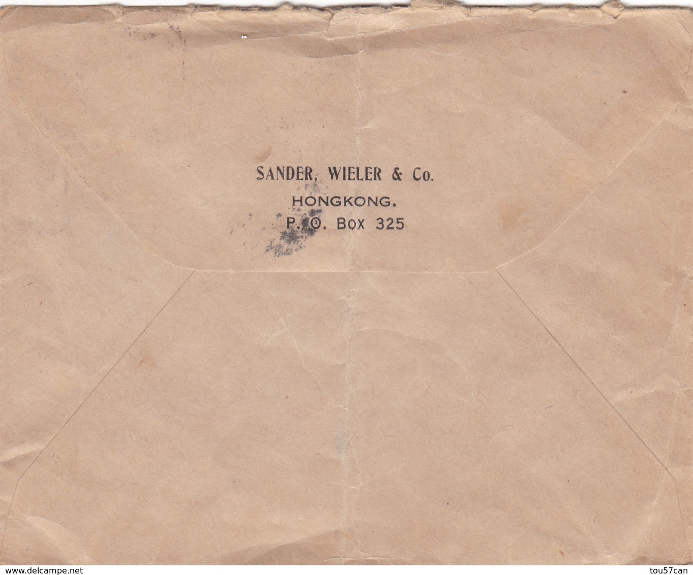 HONG- KONG - LETTER " VIA SIBERIA " 1934 - Covers & Documents