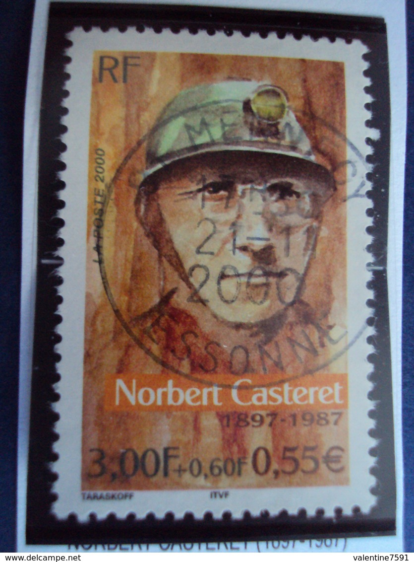 2000-2009   Timbre  Oblitéré N° 3347     " Norbert Casteret     "      1 Euro - Gebruikt