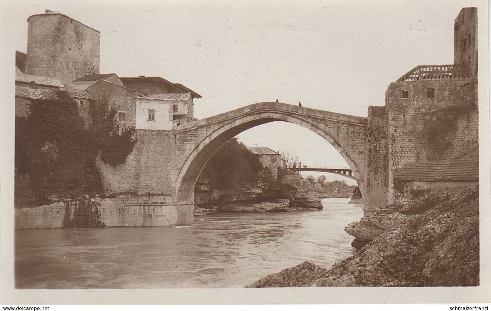 AK Mostar Мостар Römerbrücke Brücke мост Most Neretva Bosnien Herzegowina Bosna Bosnie Bosnia Hercegovina Herzegovine - Bosnien-Herzegowina