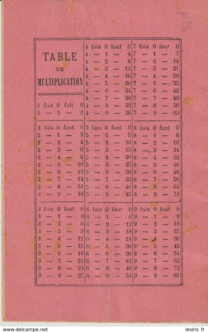 CARNET - APPARTENANT - CHEF DE CUISINE - DÉPENSES HEBDOMADAIRES - Documentos Históricos