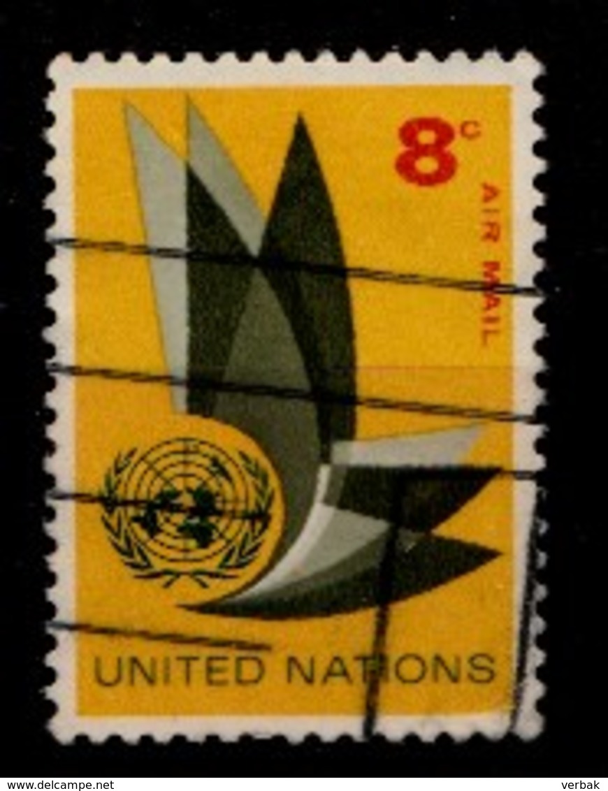 Nations Unies New-York 1963 Mi.Nr: 129 Flugpostmarke  Oblitèré / Used / Gebruikt - Oblitérés