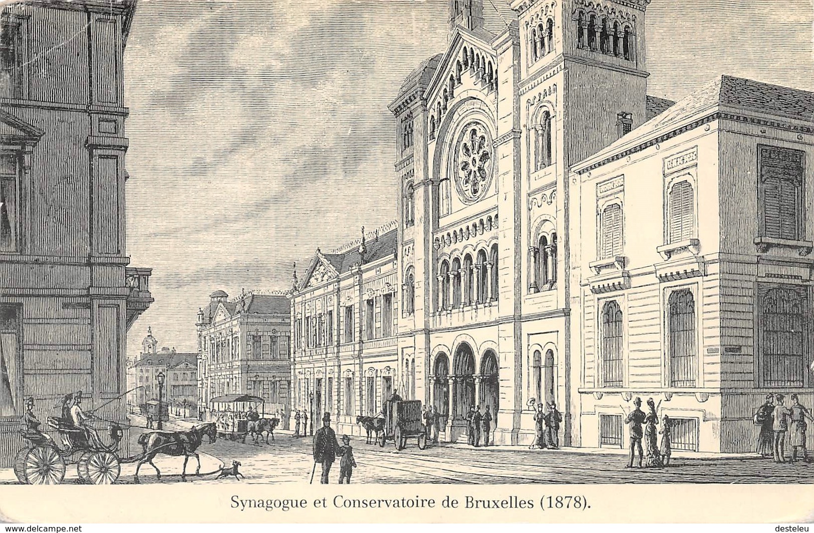 Synagogue Et Conservatorium De Bruxelles - Judaisme