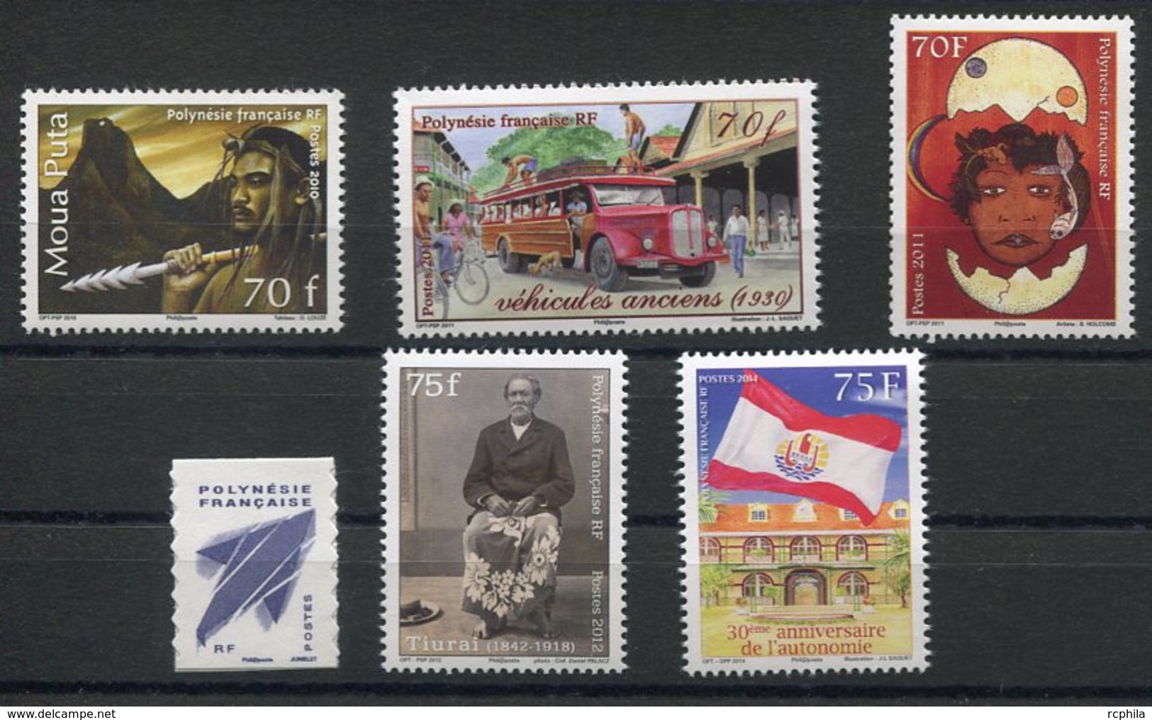 RC 12690 POLYNÉSIE TIMBRES DIVERS 2010 ET APRÈS NEUF ** - Unused Stamps
