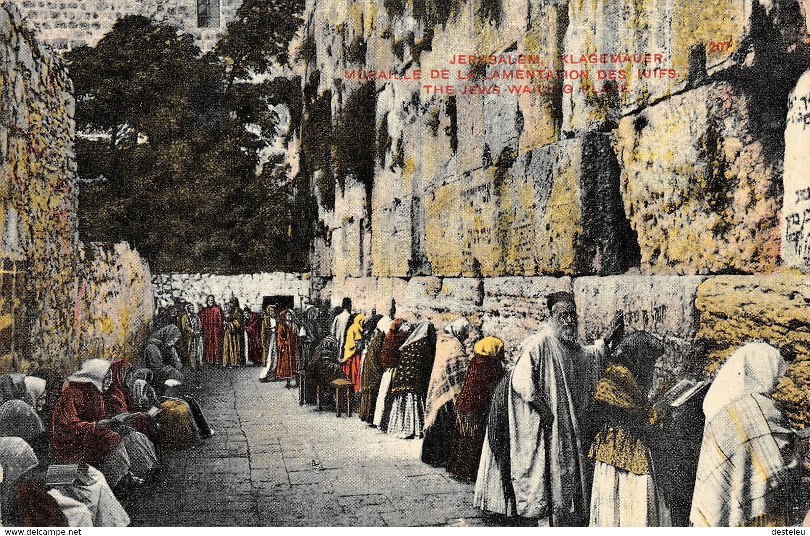 The Jews Wailing Wall Jerusalem ISRAEL - Israel