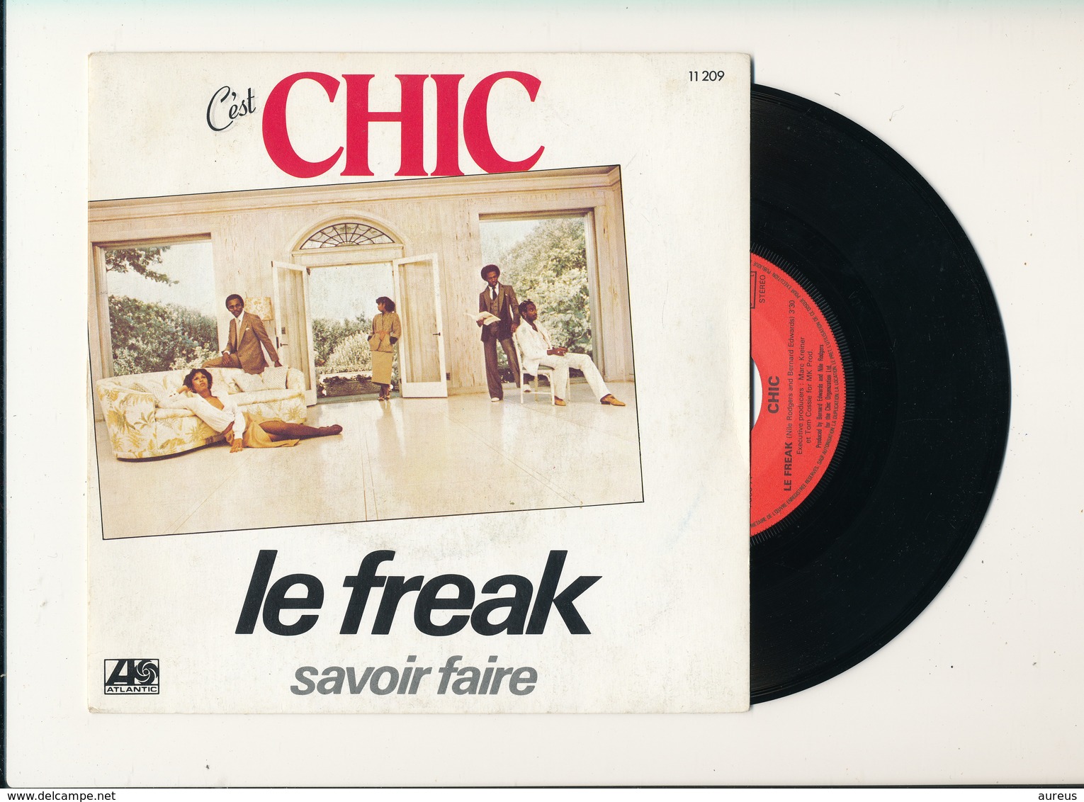 CHIC  " LE FREAK " Disque ATLANTIC 1978  TRES BON ETAT - Rock