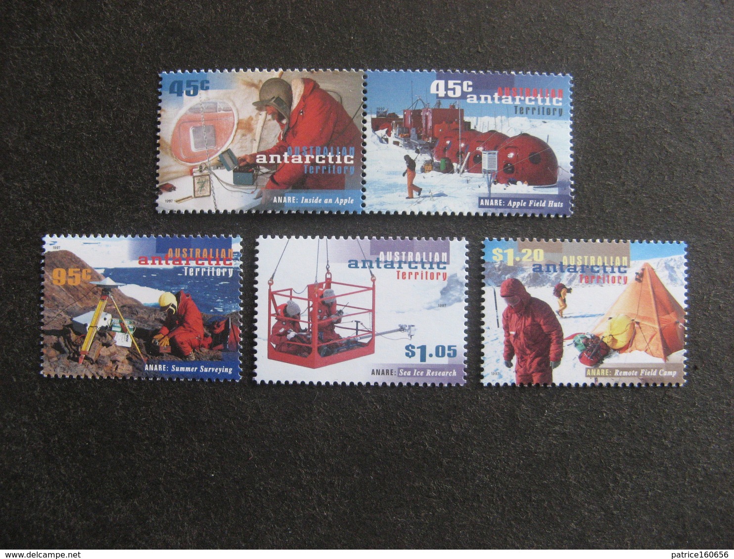 Territoire Antarctique Australien: TB Série N° 110 Au N° 114, Neufs XX. - Unused Stamps